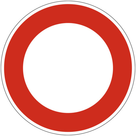 Panneau Interdiction Autre Interdiction Texte Personnalisé B19 – 450 mm – Signalisation Ronde Sécurité Routière – Modèle Ecolign – Aluminium Rétro-réfléchissant NF