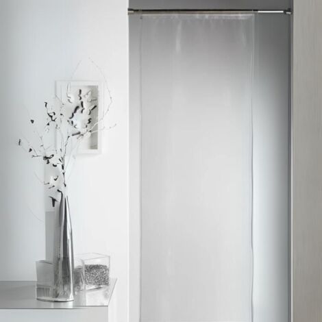 Panneau japonais 'Lune' uni Gris 50 x 260 cm - Gris