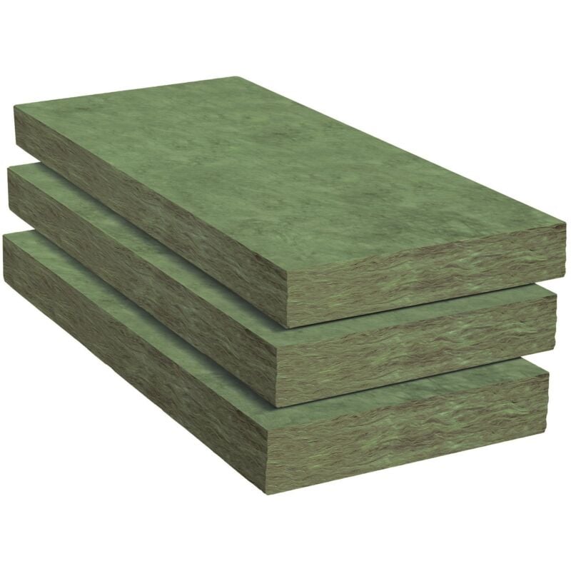 Un paquet de 16 panneaux laine de verre Ursa coustic terra nu - Ep. 45mm - 11,52m² - r 1.1