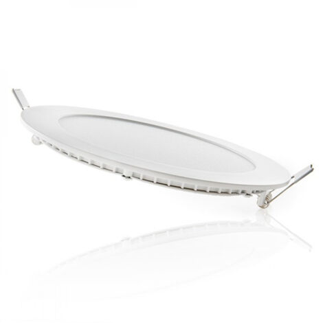 Panneau LED 12 W 1 200 lm 2 700 °K circulaire 40 000 h [HO-PLCIR12W-WW]