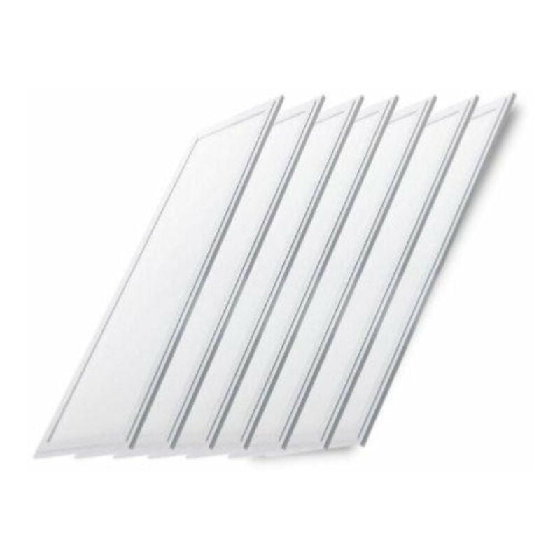 Silumen - Panneau led 120x30 Slim 45W blanc (Pack de 6) - Blanc Chaud