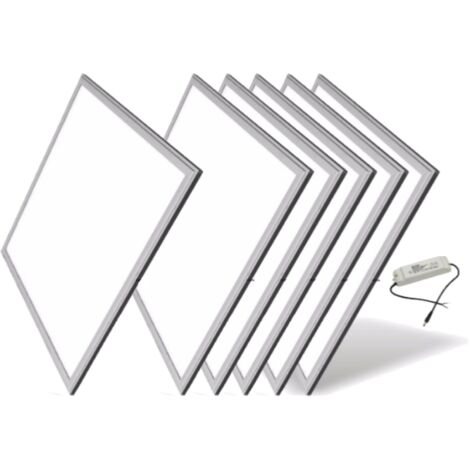 Panneau LED 60x60 60W BLANC (Pack de 6) - Blanc Chaud 2300K - 3500K