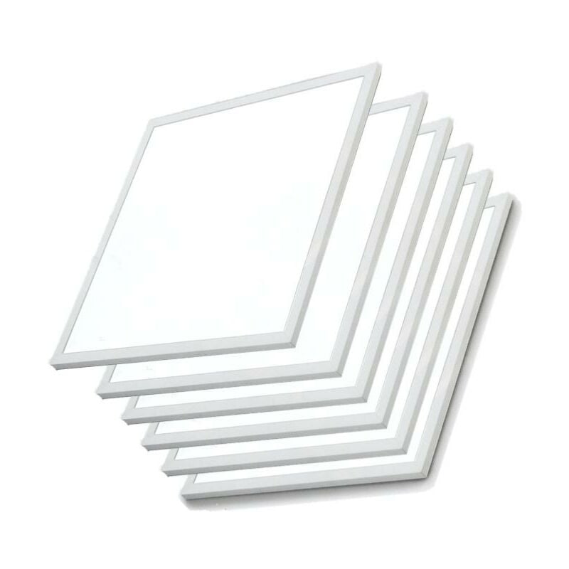 Panneau led 60x60 Slim 36W blanc (Pack de 6) - No Flicker - Blanc Chaud Silumen