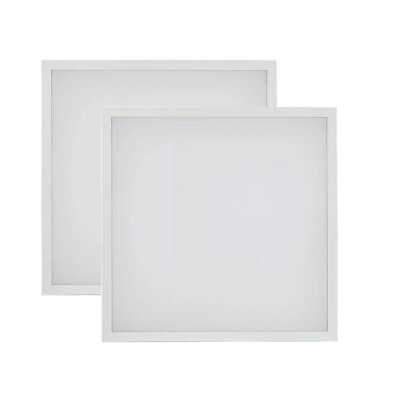 Panneau led cct 60x60cm blanc 48W - 3000K/4000K/6000K (Pack de 2