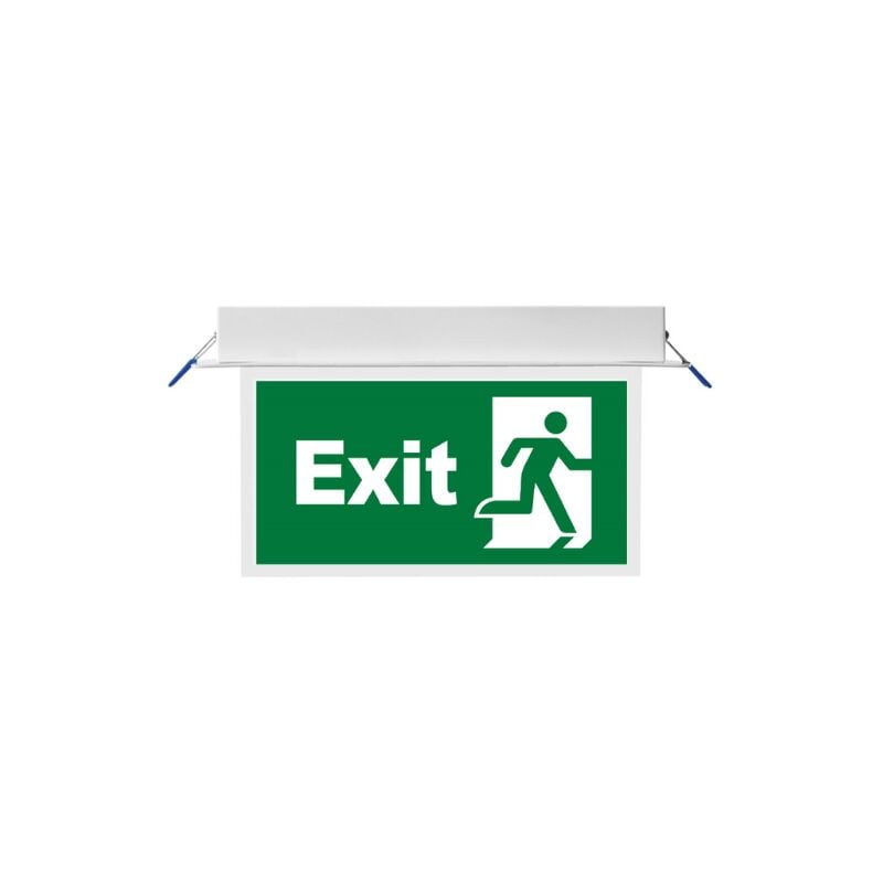 Panneau led encastré exit 3W IP20 Blanc