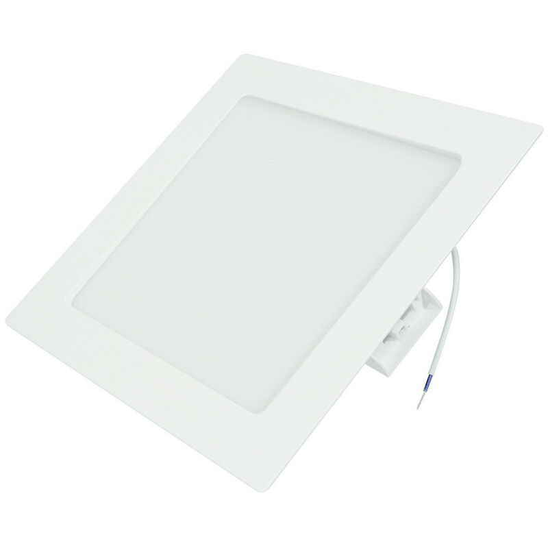 Panneau LED encastrable et saillie carré aluminium et plastique 24W