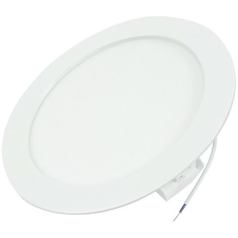 Panneau led encastrable et saillie rond aluminium et plastique 20W