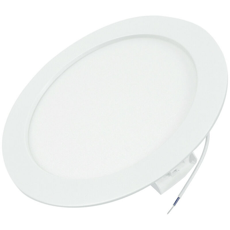 Panneau led encastrable et saillie rond aluminium et plastique 24W
