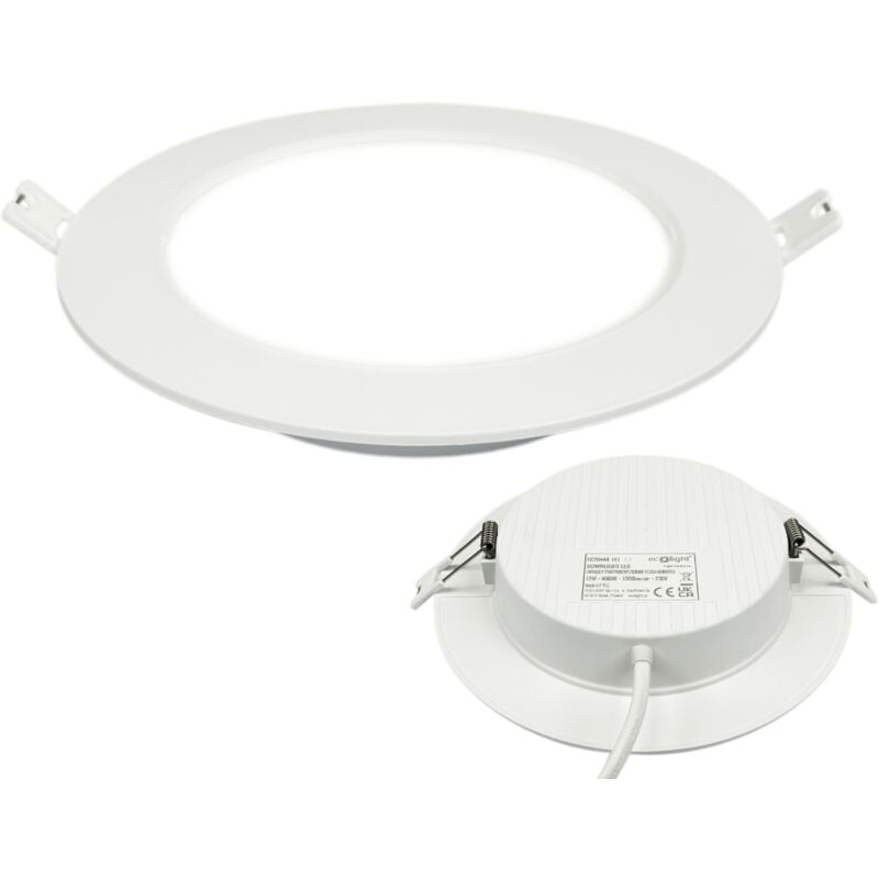 Panneau LED encastré rond 12W 4000K DL-1