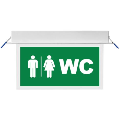 Panneau LED encastré WC BRAYTRON - Blanc - 3W