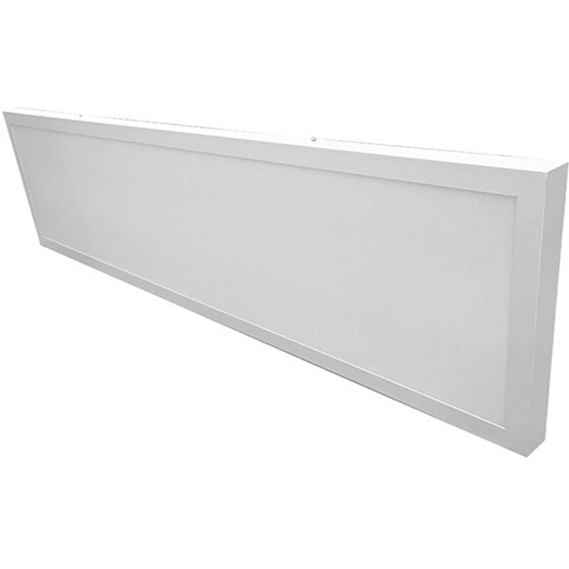 Panneau led Surface - 40W - 3600lm - 6000K - 120x30cm - Blanc du Jour
