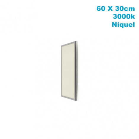 Panneau LED Tolstoi surface 36W 3000K nickel 60x30cm