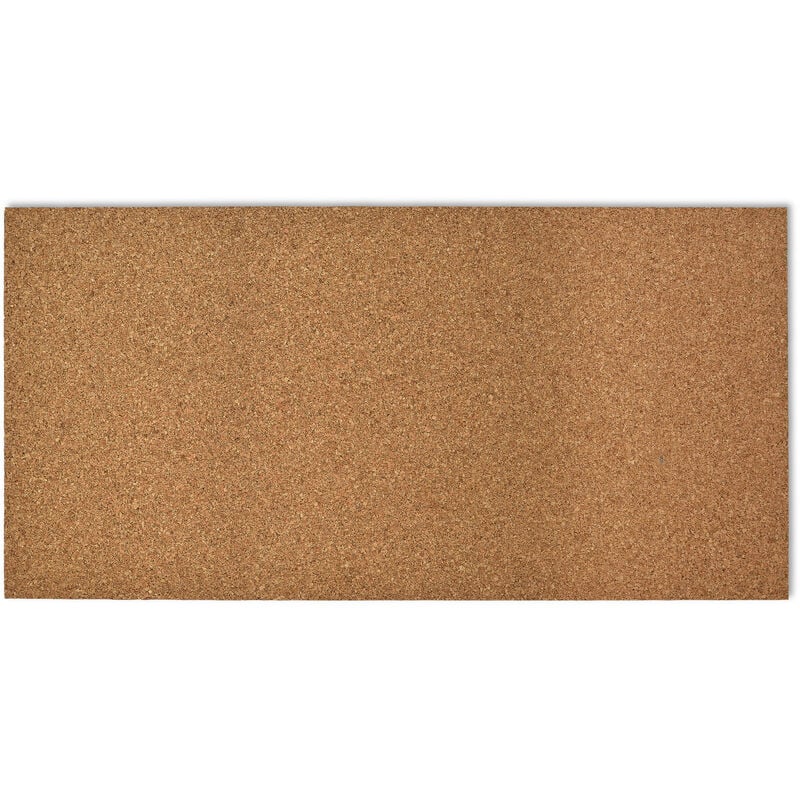 Liège panneau - non-traité - épaisseur 10 mm - 1 m x 0,5 m x 10 mm - 10 panneaux (=7,5 m2) - Marron - Decosa