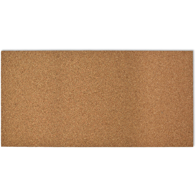 Liège panneau - non-traité - épaisseur 10 mm - 1 m x 0,5 m x 10 mm -20 panneaux (=10 m2) - Marron - Decosa