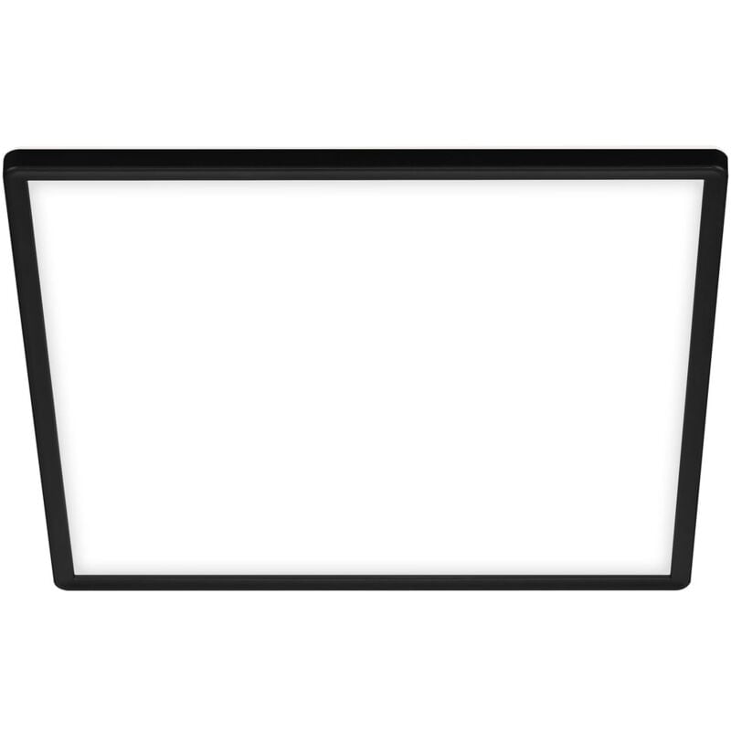 Panneau led Briloner leuchten slim, 22 w, 3000 lm, IP20, noir, plastique, 42 x 42 x 2,9 cm