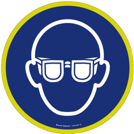 Panneau Lunettes obligatoire - haute visibilité - Ø 300mm - 4090061