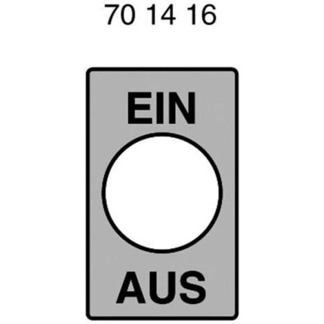 Panneau Marche/Arrêt Marquardt 240.001.011 (l x H) 16 mm x 28 mm Aluminium D79198