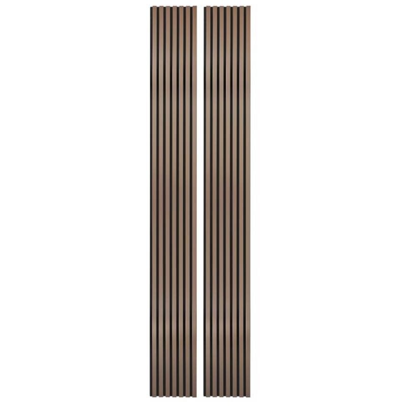 Lot de 2 Panneaux tasseaux bois 250 x 30 x 1,9 cm - rose gold/feutrine noir - 1,5m²