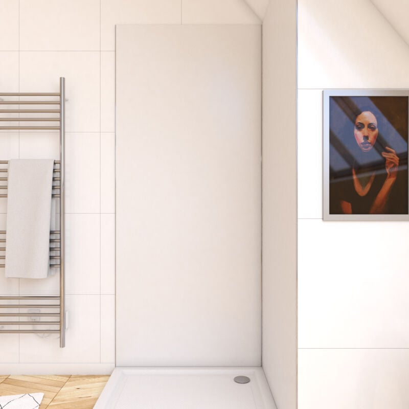 Panneau Mural Finition Aluminium Blanc 80 x 210 cm - wall'it blanc