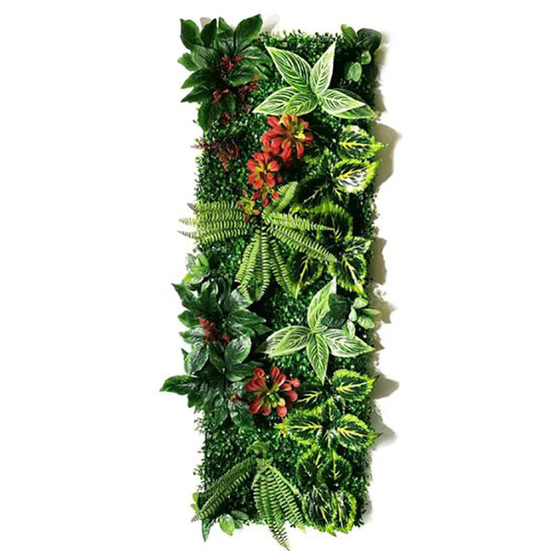 Panneau mural décoratif en plantes artificielles 40x121 cm