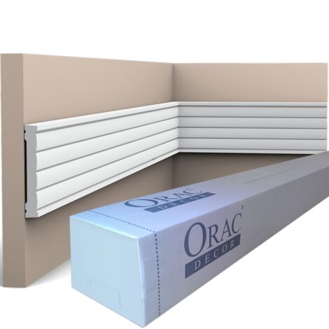 Panneau mural flexible effet lambris - Orac Decor - L200xp1.5xH40cm - Carton complet 5 panneaux - W214F - L 200 X H 40 X EP 1,5 cm - ORAC DECOR