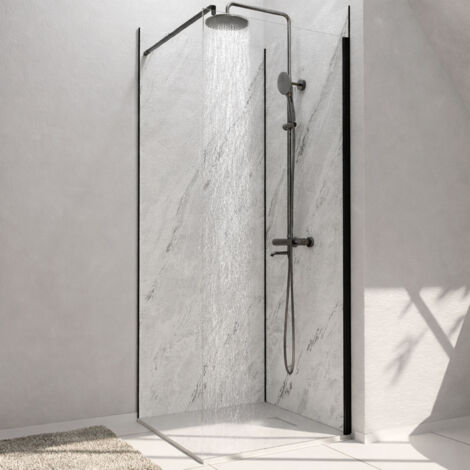 panneau mural pierre finition artic storm 80 x 210 cm - stone'it