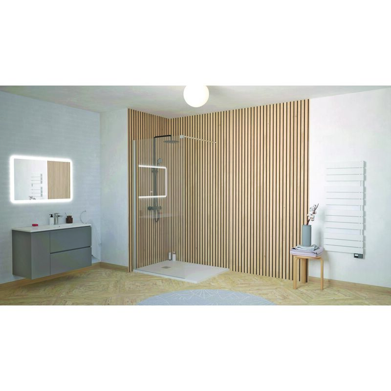 Panneau mural - Tasseaux de bois - Mat texturé - BELLA - 1,2 m x 2,55 m x 4 mm