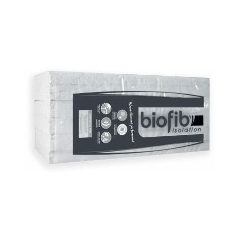 Panneau ouate de cellulose BIOFIB OUATE | Ep.60mm 1,25x0,6m | R=1,5 - paquet(s) de 7.5m²