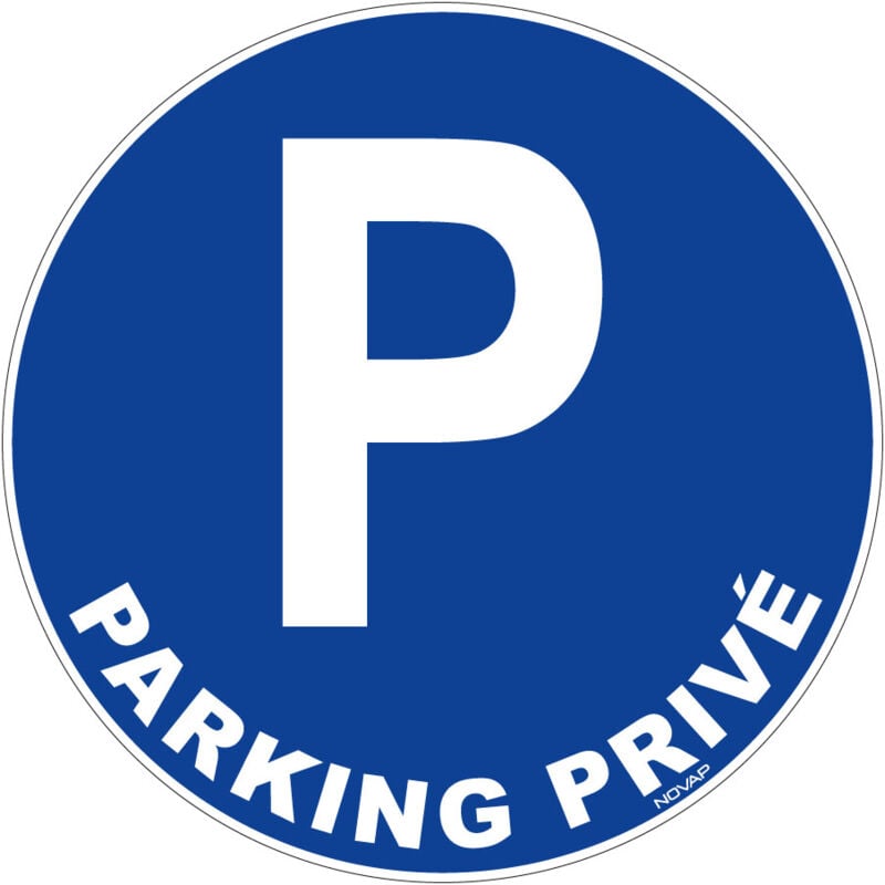 Novap - Panneau Parking privé - Rigide Ø450mm - 4080390