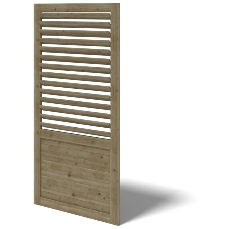 Panneau pour pergola avec persienne 1,01x2,17m