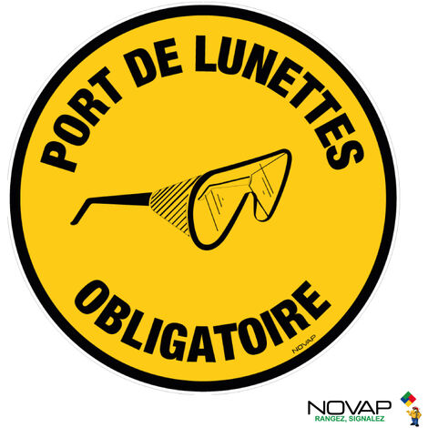 Panneau Port de lunette obligatoire - Rigide Ø300mm - 4060620