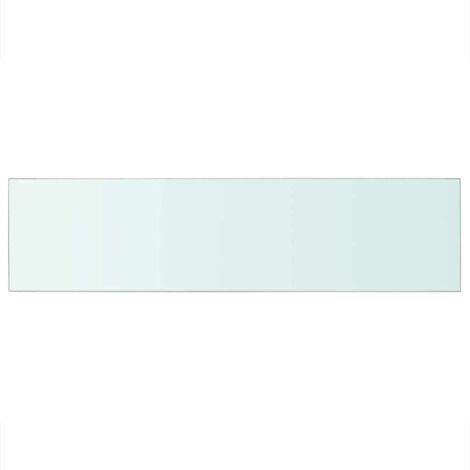 Panneau pour étagère Verre transparent 100 x 25 cm