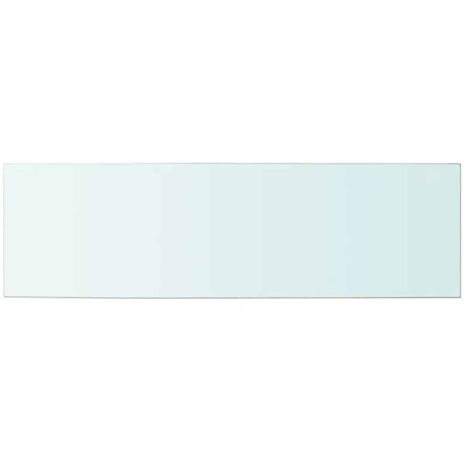 Panneau pour étagère Verre transparent 100 x 30 cm