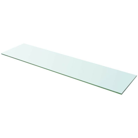 Panneau pour étagère Verre transparent 100x25