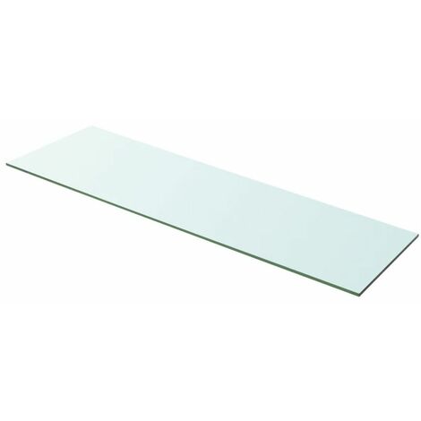 Panneau pour étagère Verre transparent 100x30