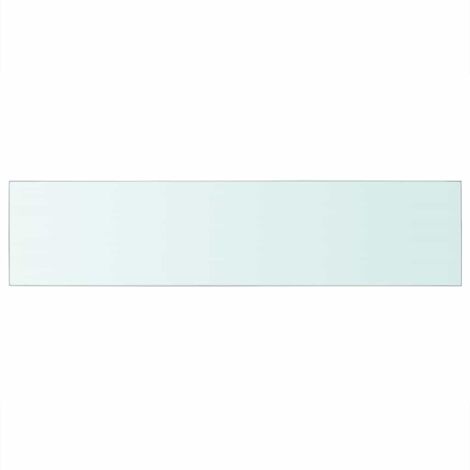 Panneau pour étagère Verre transparent 110 x 25 cm
