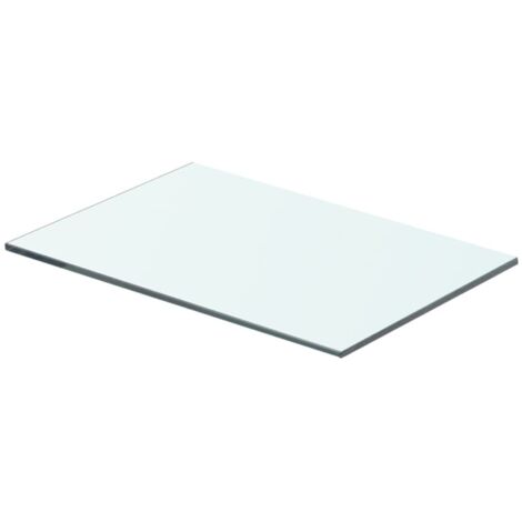 Panneau pour étagère Verre transparent 40 x 20 cm vidaXL
