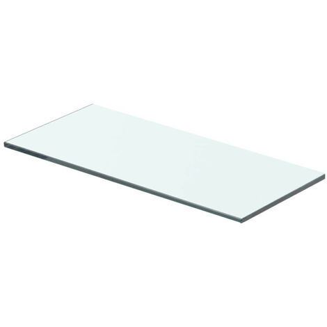 Panneau pour étagère Verre transparent 40x12