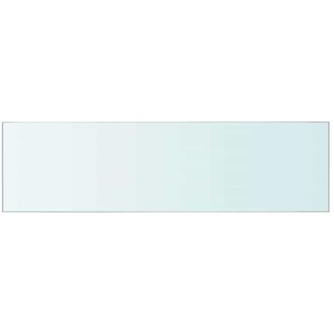 Panneau pour étagère Verre transparent 50 x 12 cm