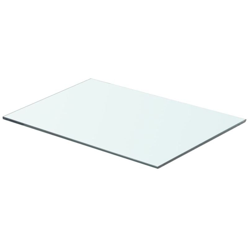 Helloshop26 - Panneau pour étagère verre transparent 50 x 30 cm