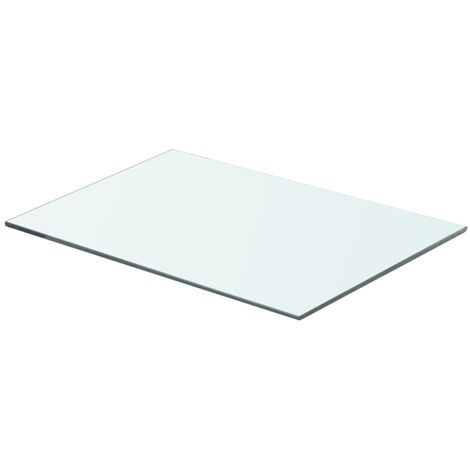 Panneau pour étagère Verre transparent 50x30