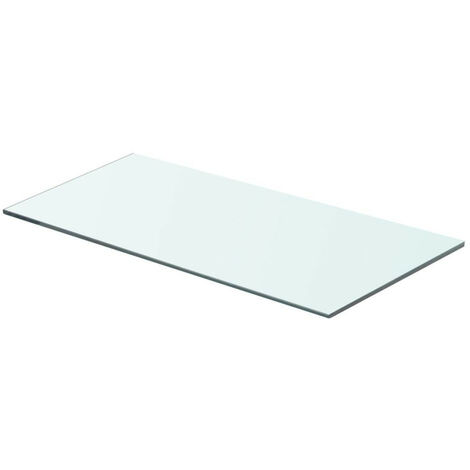 Panneau pour étagère Verre transparent 60x25