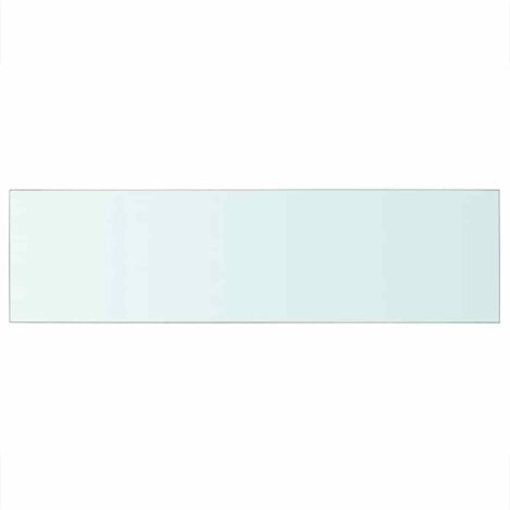 Panneau pour étagère Verre transparent 90 x 25 cm