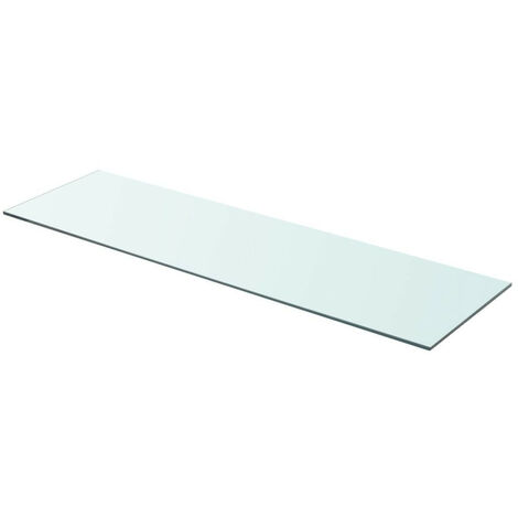 Panneau pour étagère Verre transparent 90x25