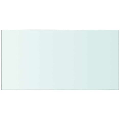 Panneau pour étagère，Étagère flottante Verre transparent 40 x 20 cm CFW87786