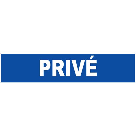 Panneau Privé - Rigide 330x75mm - 4120676