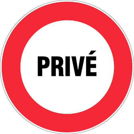 Panneau Privé - Rigide Ø80mm - 4020204