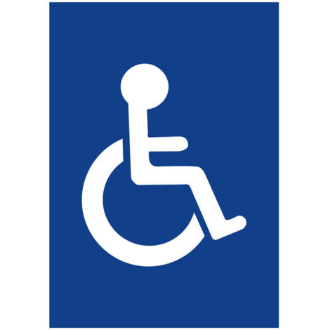 Panneau PVC "HANDICAPÉ - PMR" format A5