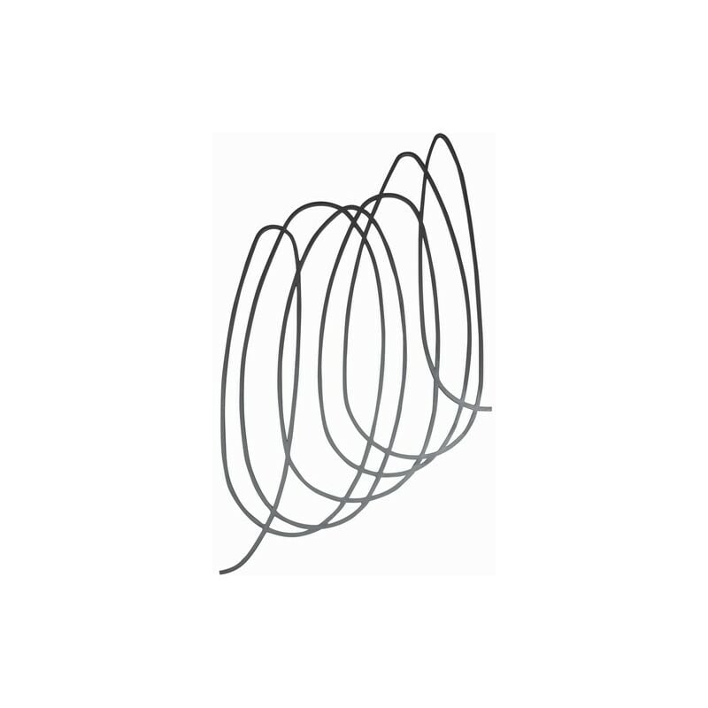 Panneau rampant boucles larges - Diagonale 1480mm Hauteur 1000mm Largeur 750mm en carré de 12mm - Fer forgé - à souder Deco Fer Forge