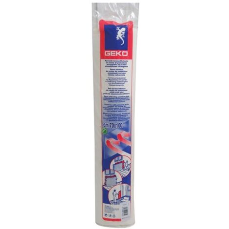 Panneau réflecteur de chaleur 70x100 cm – Résine polyéthylène et aluminium – Pour isolation thermique derrière radiateurs – Économies d'énergie – Geko